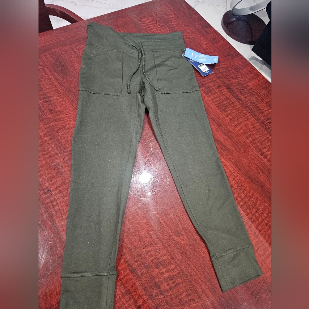 Chill Tek Fleece Jogger forest green size XL